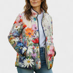 Hester Quilted Jacket with Colourful Meadow Flowers