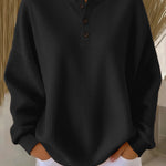 Greta Simple Jumper in Waffle Knit - view 4