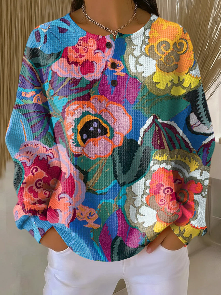 Johanna Jumper with Large Flowers