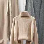 Joanne, Roll-Neck Jumper, Cardigan & Trousers Set