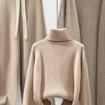 Joanne, Roll-Neck Jumper, Cardigan & Trousers Set