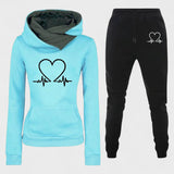 Josephine, Heart-Motif Hoodie & Joggers Set