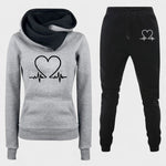 Josephine, Heart-Motif Hoodie & Joggers Set