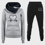 Josephine, Heart-Motif Hoodie & Joggers Set