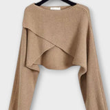 Carla, Three-Piece Shirt, Knitted Top & Trousers Set