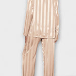 Laura, Satin-Look Shirt & Trousers Set