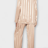 Laura, Satin-Look Shirt & Trousers Set