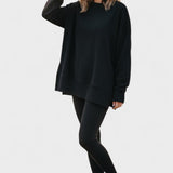 Olivia, Relaxed Long-Sleeve Top & Trousers Set