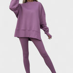 Olivia, Relaxed Long-Sleeve Top & Trousers Set