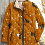 Loveday Quilted Jacket with Graphic Stripe Pattern - view 2