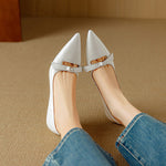 Edith Elegant Pumps with Bow Detail