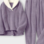 Maya, Soft Knitted Top & Trousers Set
