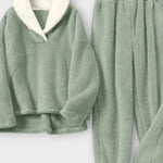 Maya, Soft Knitted Top & Trousers Set