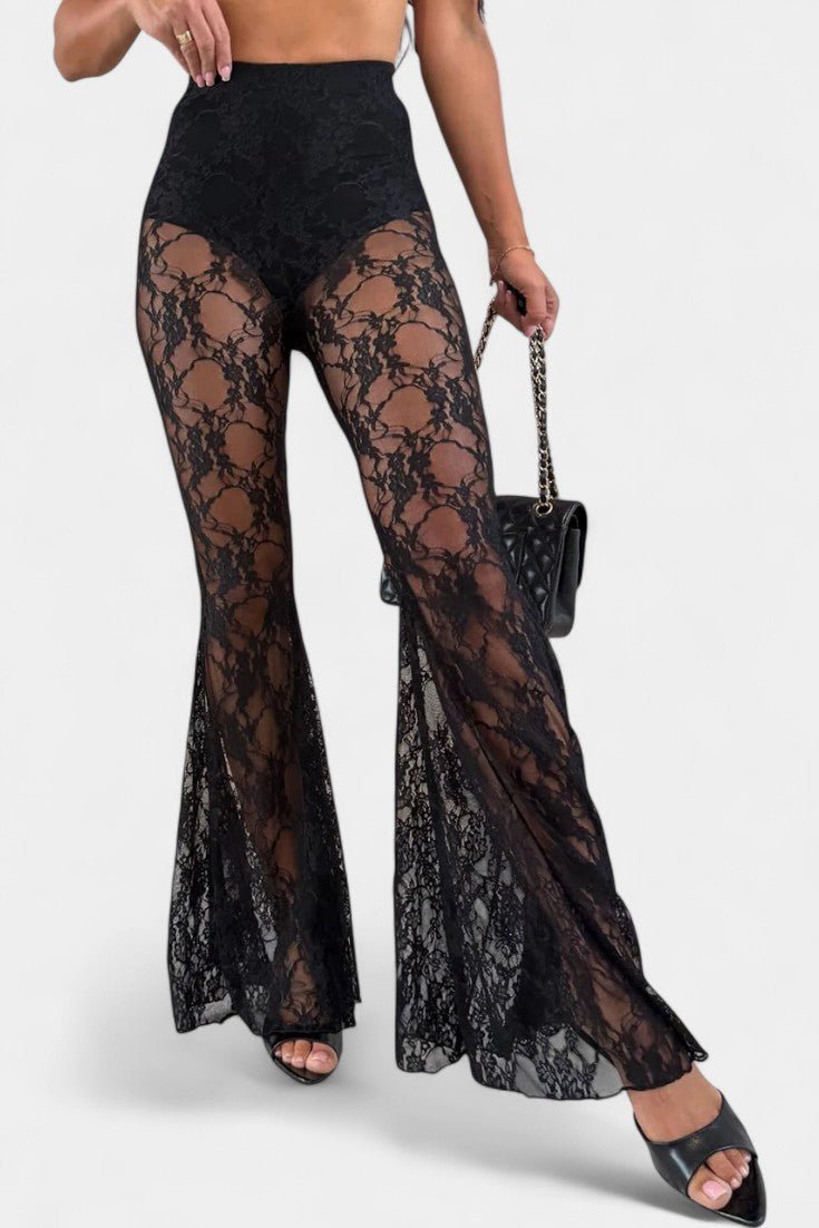 Melody, Blazer & Lace Trousers Set