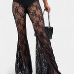 Melody, Blazer & Lace Trousers Set