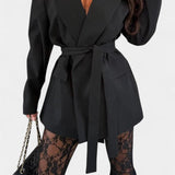 Melody, Blazer & Lace Trousers Set