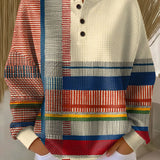Hanne Striped and Colour Block Jumper