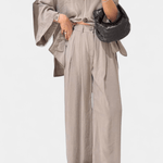 Millicent, Relaxed Wrap Top & Wide-Leg Trousers Set