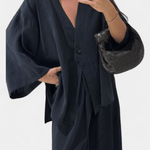 Millicent, Relaxed Wrap Top & Wide-Leg Trousers Set