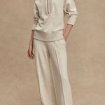 Nellie, Zip-Front Knitted Top & Trousers Set