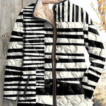 Nesta Quilted Jacket with Moon and Cat Motifs - view 2
