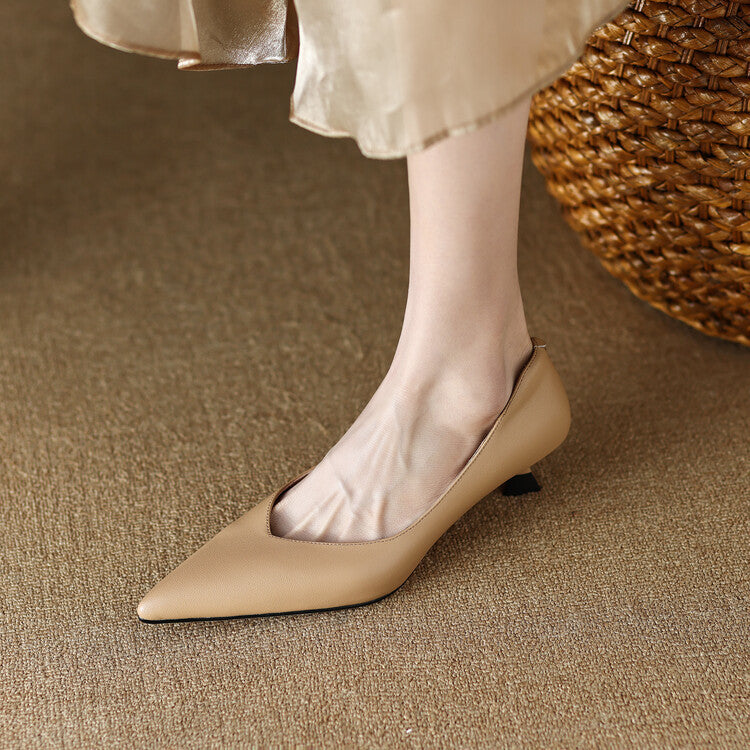 Georgia Elegant Pointed-Toe Pumps