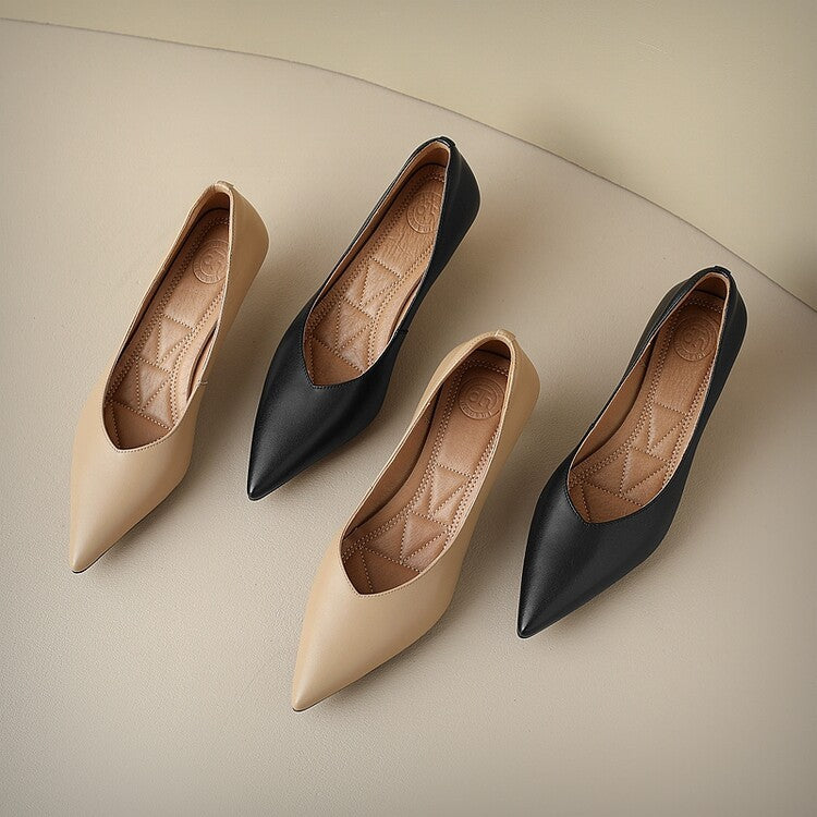 Georgia Elegant Pointed-Toe Pumps