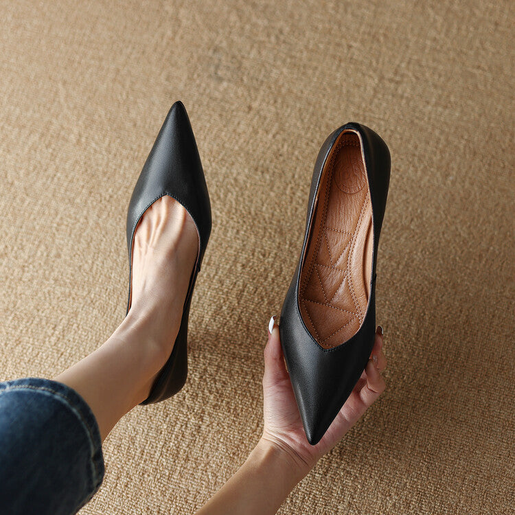 Georgia Elegant Pointed-Toe Pumps