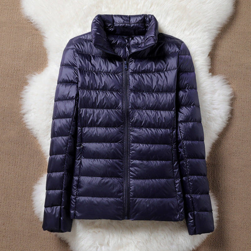 Elaine, Mid-Season Coat, Navy Blue