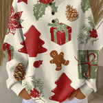 Thea Christmas Jumper with Trees and Presents