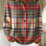 Gloria Multicoloured Checked Button Cardigan