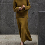 Patricia, Knitted Jumper & Maxi Skirt Set
