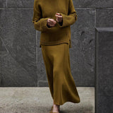 Patricia, Knitted Jumper & Maxi Skirt Set