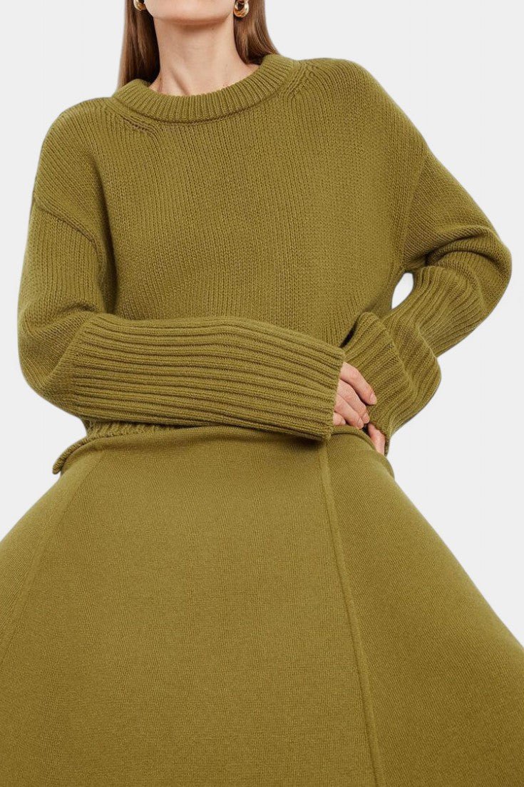 Patricia, Knitted Jumper & Maxi Skirt Set