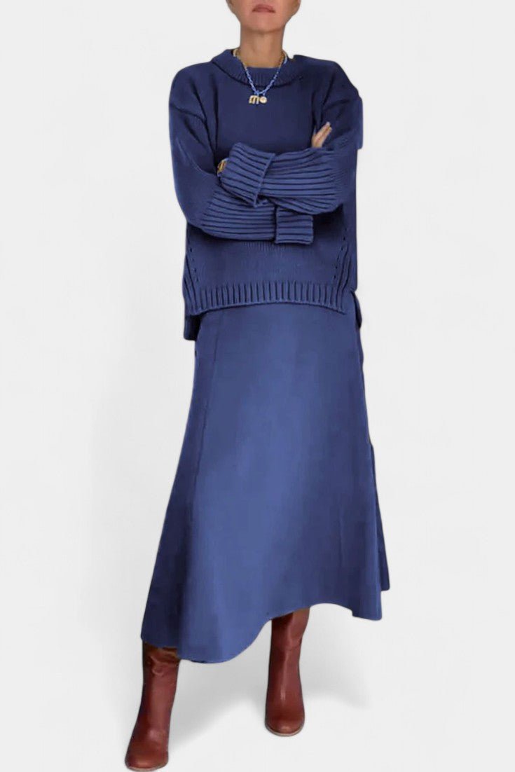 Patricia, Knitted Jumper & Maxi Skirt Set