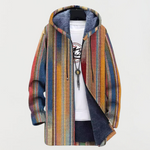 Hayden Striped Pattern Coat