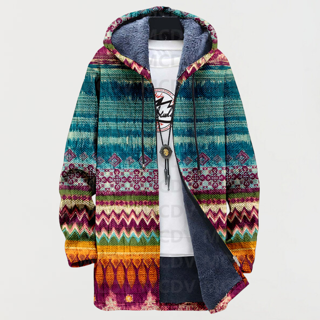 Phoenix Ethnic Pattern Jacket - view 2
