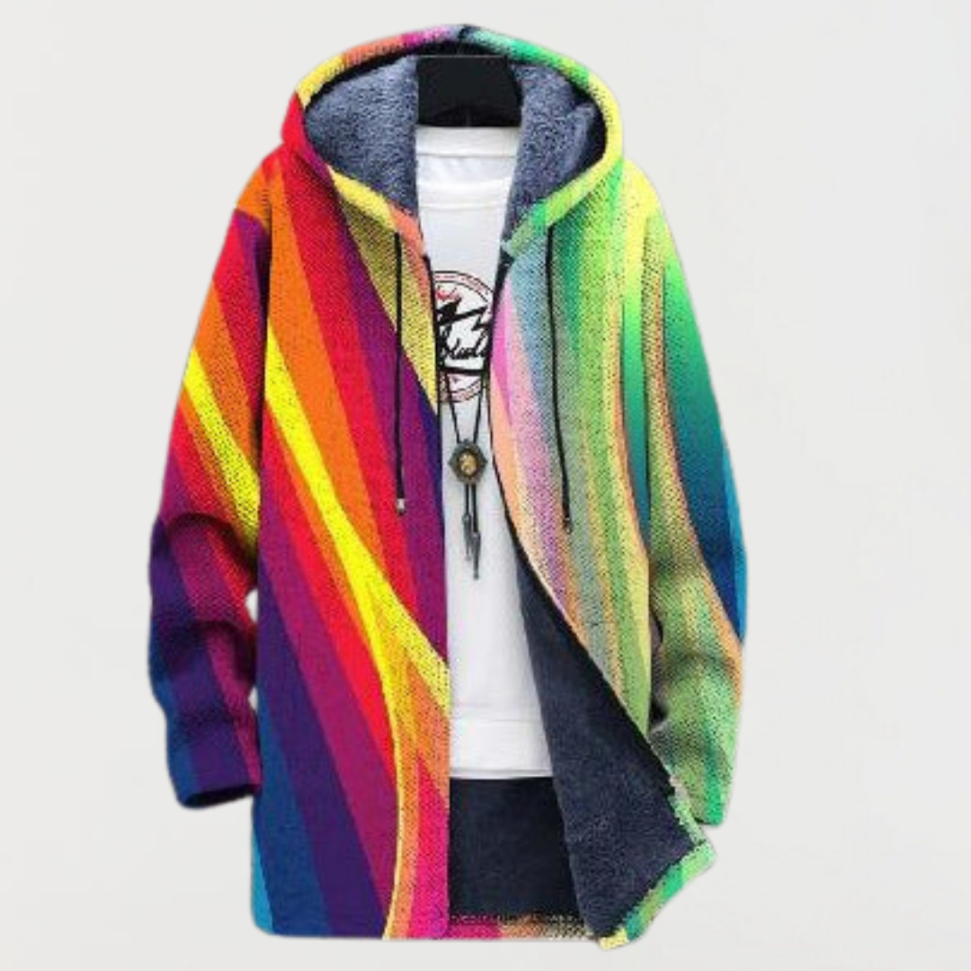Cameron Rainbow Stripe Sweatshirt - view 2