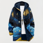 Harper Coat with Starry Sky Pattern