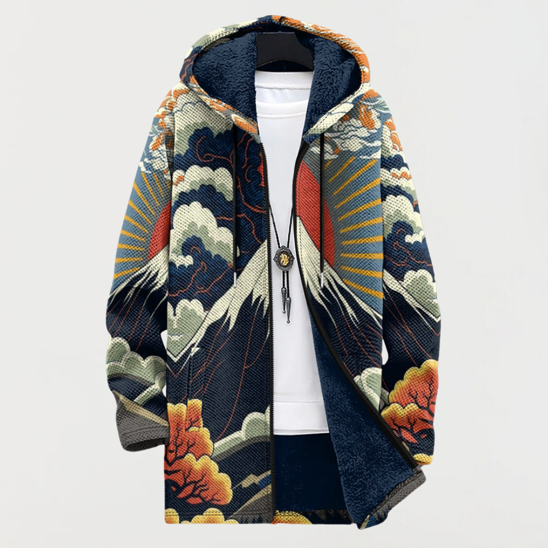 Wren Sweatshirt with Sunrise Pattern - view 2