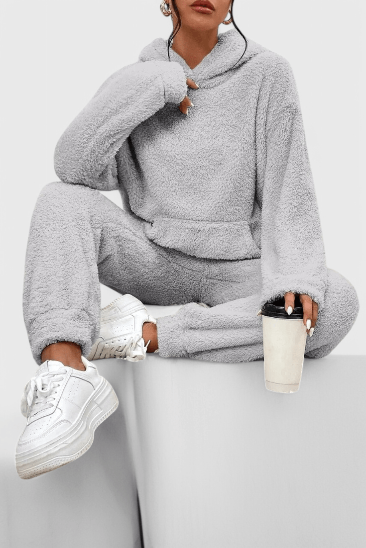 Rosie, Teddy Hoodie & Trousers Set