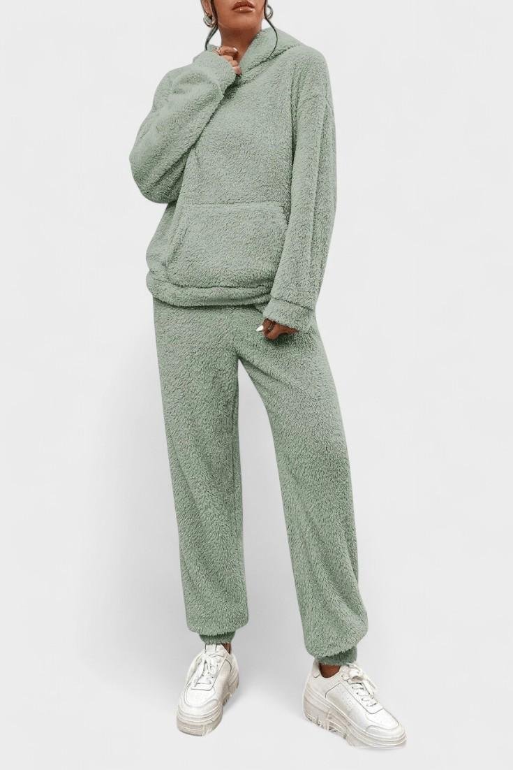 Rosie, Teddy Hoodie & Trousers Set