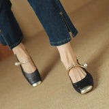 Myrtle Open-Heel Court Shoes