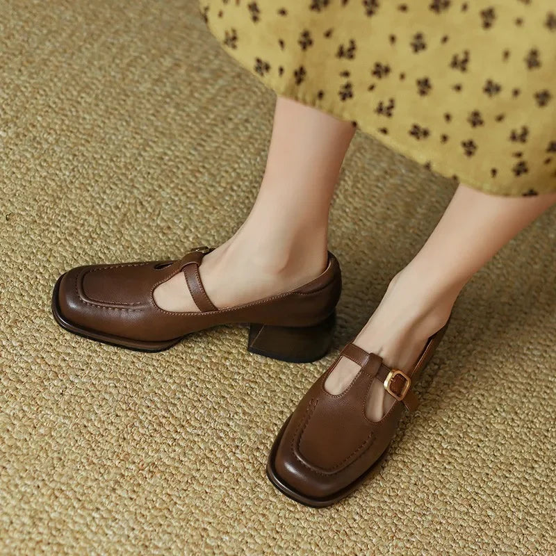 Emilia Vintage-Style T-Bar Shoes - view 3