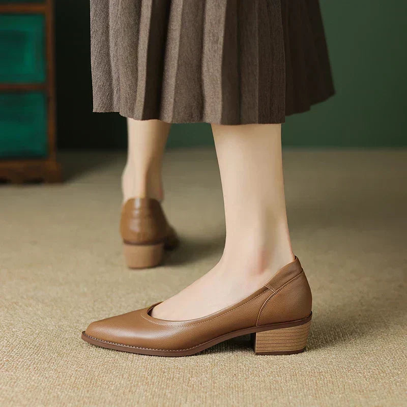 Ella Shoes with Mid-Height Heel - view 5