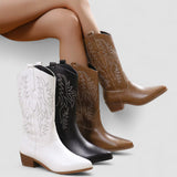 Sadie, Embroidered Western Boots