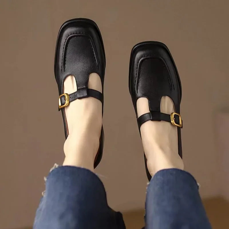 Emilia Vintage-Style T-Bar Shoes - view 7