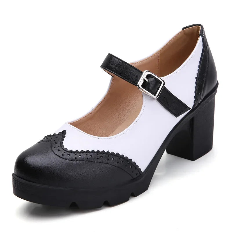 Sylvia Elegant Leather Pumps