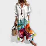 Lila | Flattering Maxi Dress with Tummy Coverage