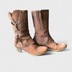 Annabel, Vintage Mid-Calf Ankle Boots